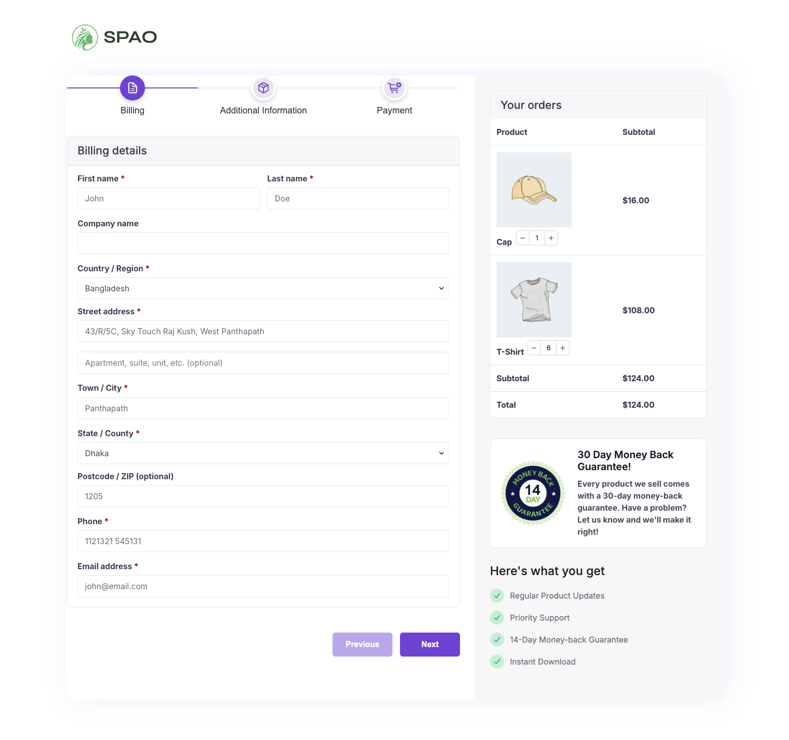 Checkout