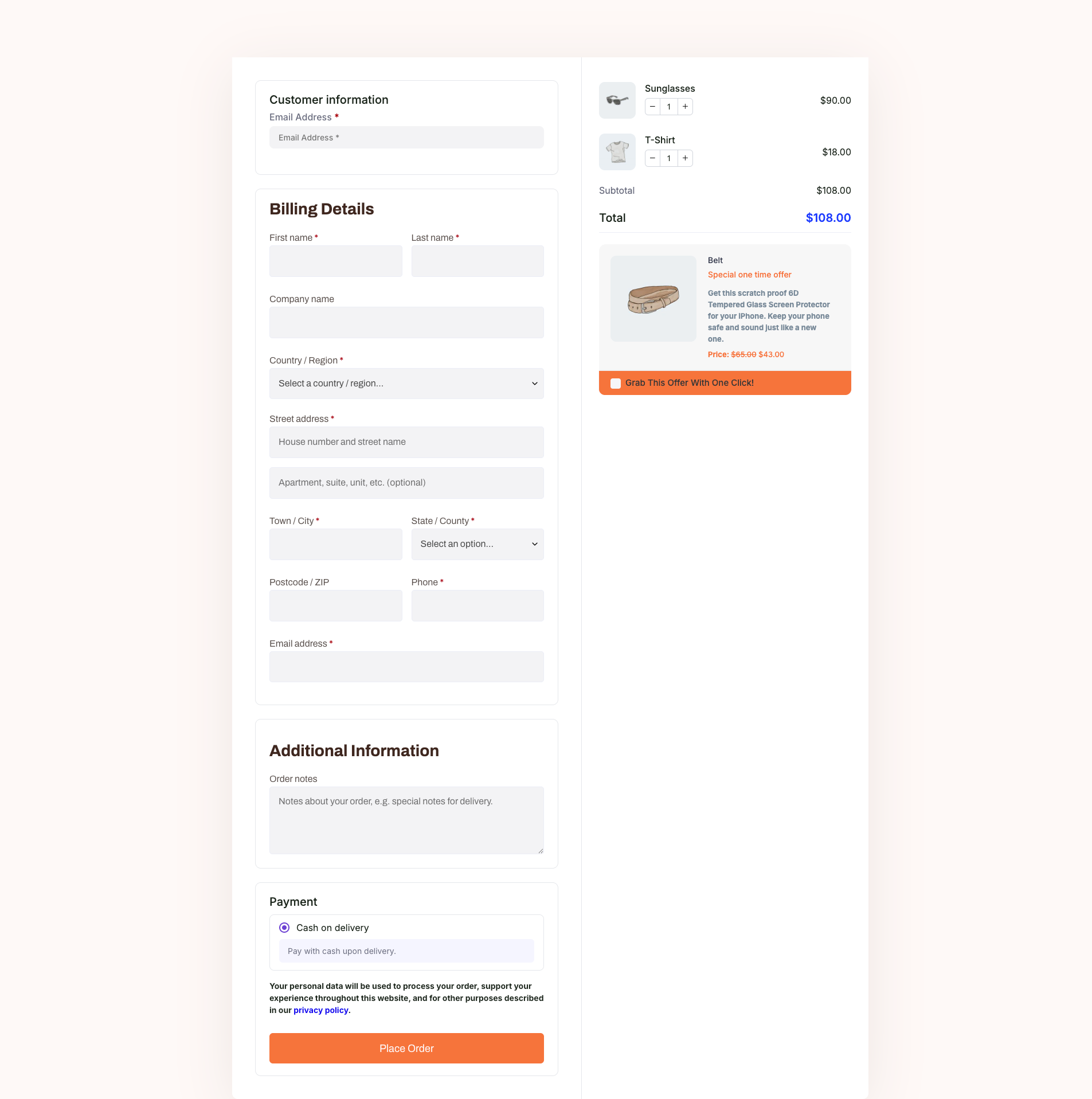 Checkout