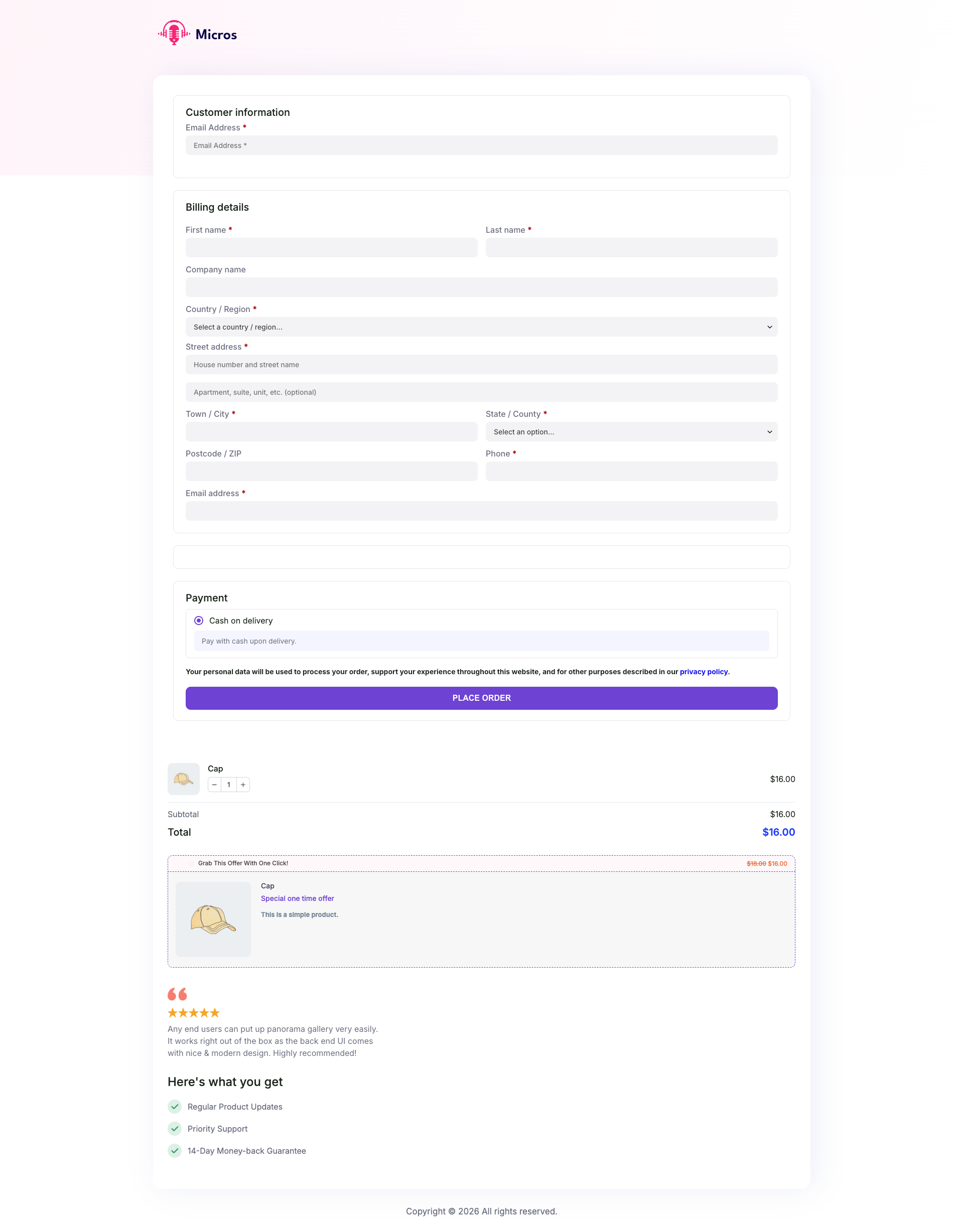 Checkout